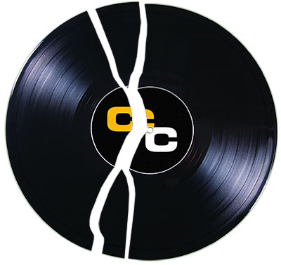 Broken vinyl